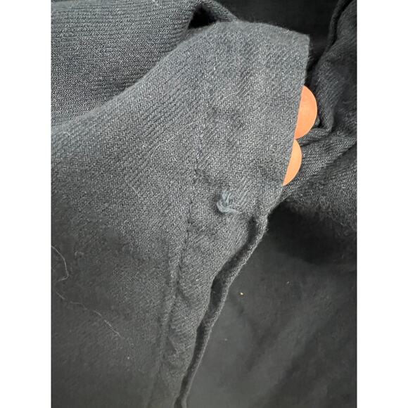 Current Elliott Tie Waist Shirt Dress, Navy Blue size 3 Large - Picture 6 of 7